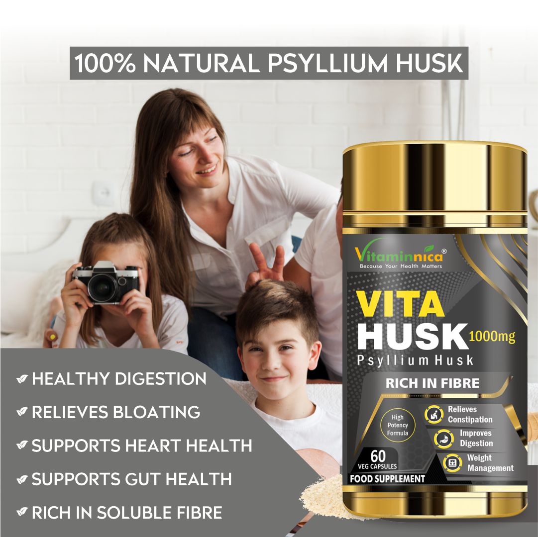 Vitaminnica Vita Husk Psyllium Husk - 60 Capsules