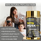 Vitaminnica Vita Husk Psyllium Husk - 60 Capsules