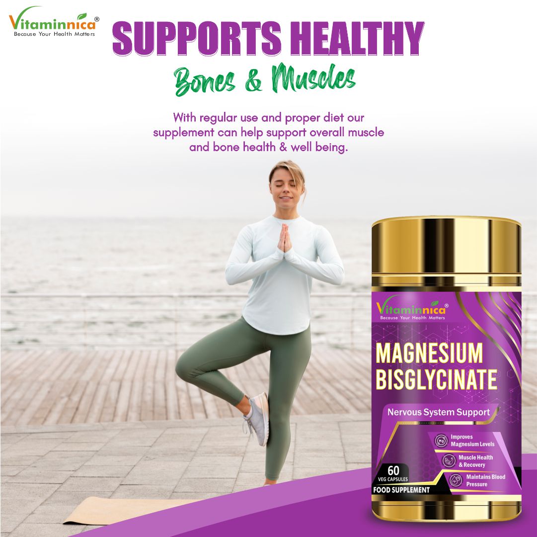 Vitaminnica Magnesium Bisglycinate+ Boswellia Serrata+ Multi Vita Men- Combo Pack| 180 Capsules