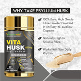 Vitaminnica Vita Husk Psyllium Husk - 60 Capsules