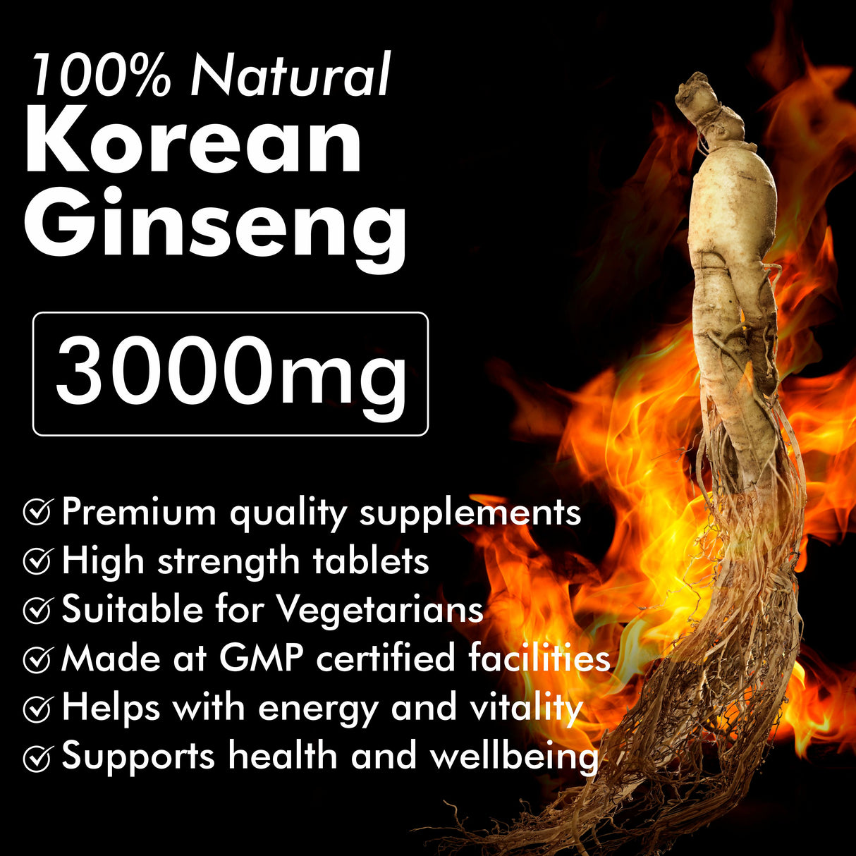 Vitaminnica Ginseng coréen-60 gélules