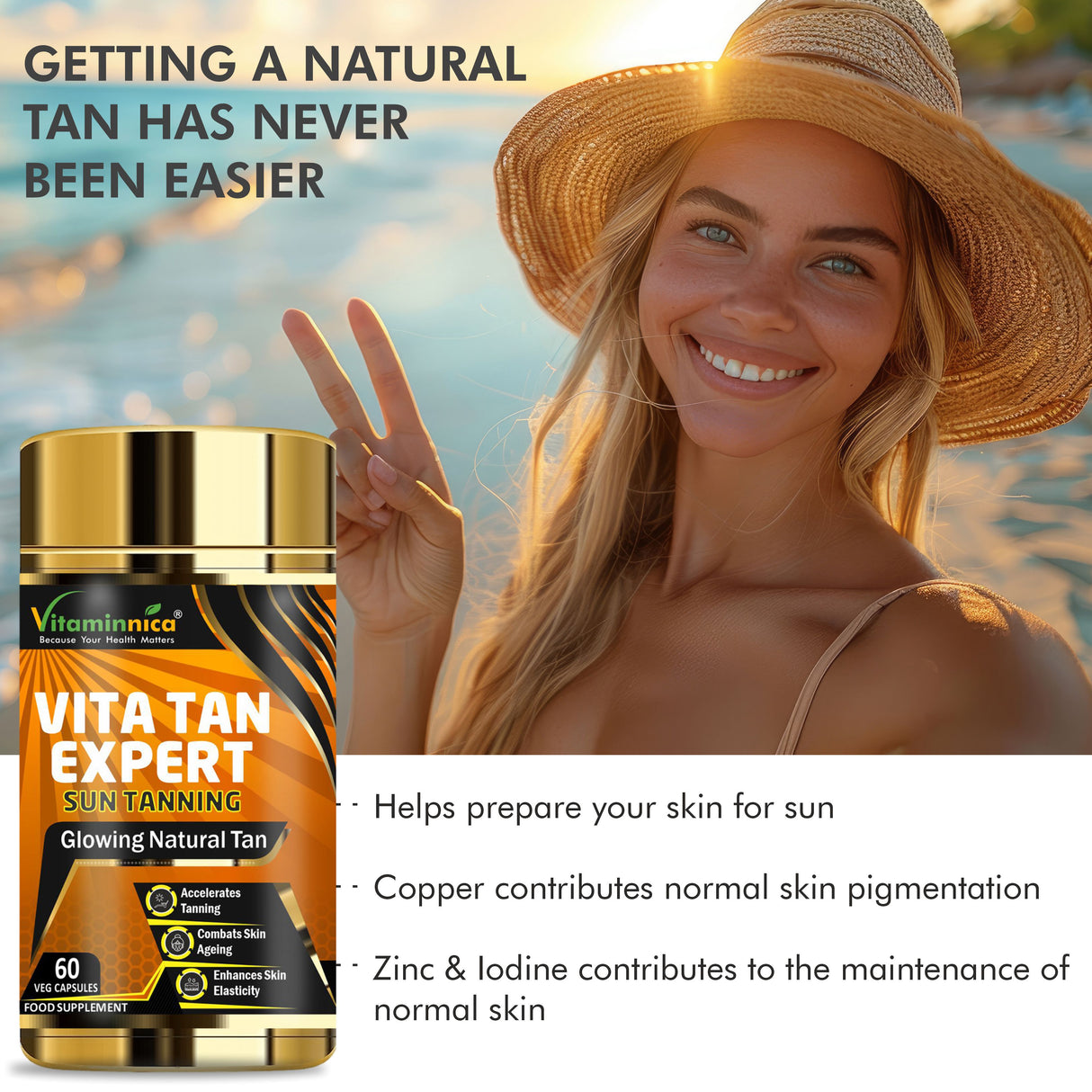 Vitaminnica Vita Tan Expert - 60 Gélules