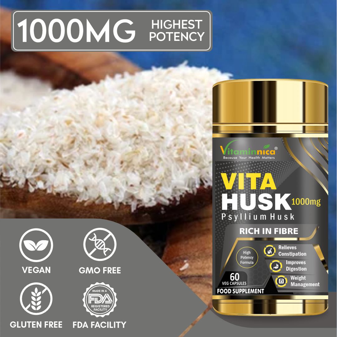 Vitaminnica Vita Husk Psyllium Husk - 60 Capsules