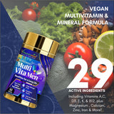 Vitaminnica Magnesium Bisglycinate+ Boswellia Serrata+ Multi Vita Men- Combo Pack| 180 Capsules